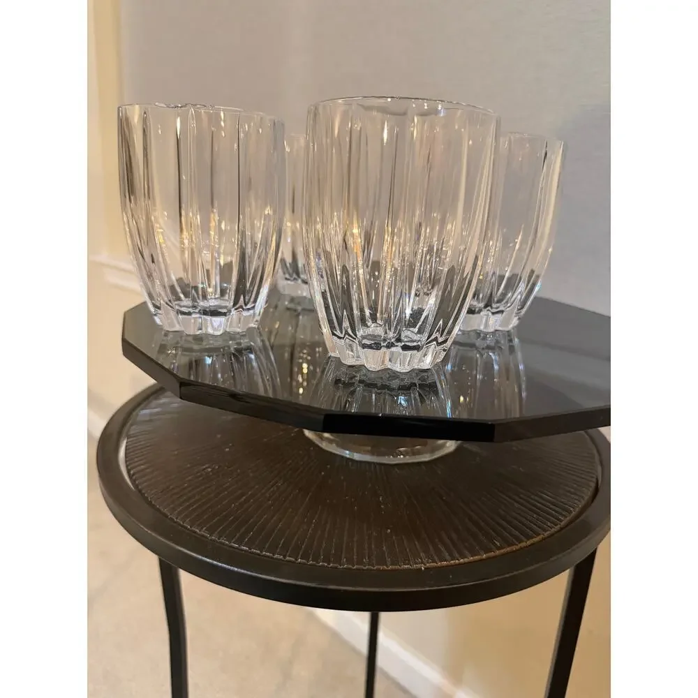 Marquis by Waterford Double Old Fashioned Glasses – Set of 3 + 1 Bonus Chipped